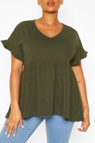 Plus cheap smock top