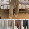Knitted Lounge Set With Fan Pleat Arm