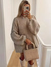 Slouchy Fit Oversized  Drop shoulder jumper