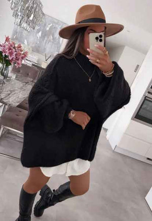 Slouchy Fit Oversized  Drop shoulder jumper