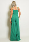Green Tailored Sweetheart Jumpsuit