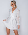 White Broderie Anglaise Mini Dress