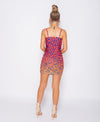 Leopard Print Ruching Detail Bodycon Mini Dress